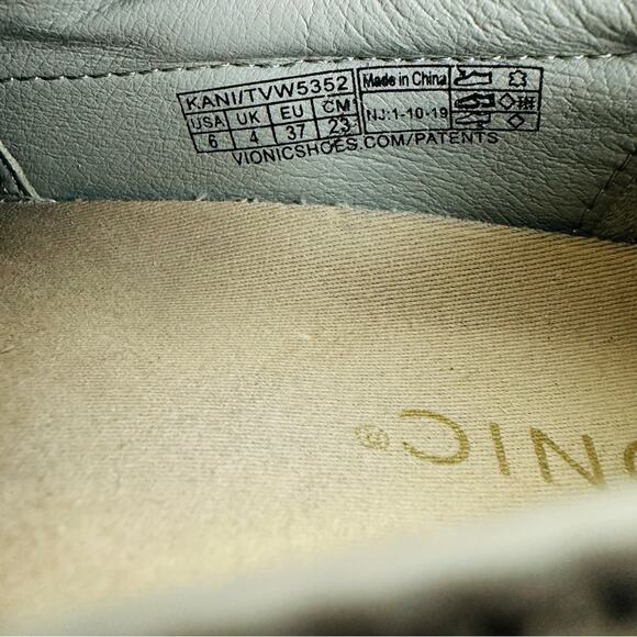 Vionic Womens Shoes Grey Splendid Kani Slip-On Loafers Comfort Sneaker Size 6 - Picture 11 of 13